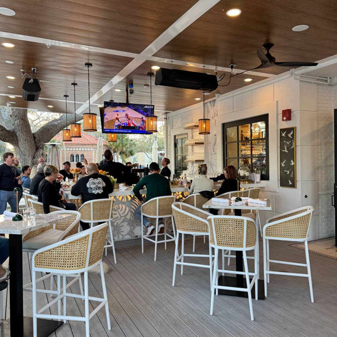 dog friendly restaurant outside st pete FL perrys porch