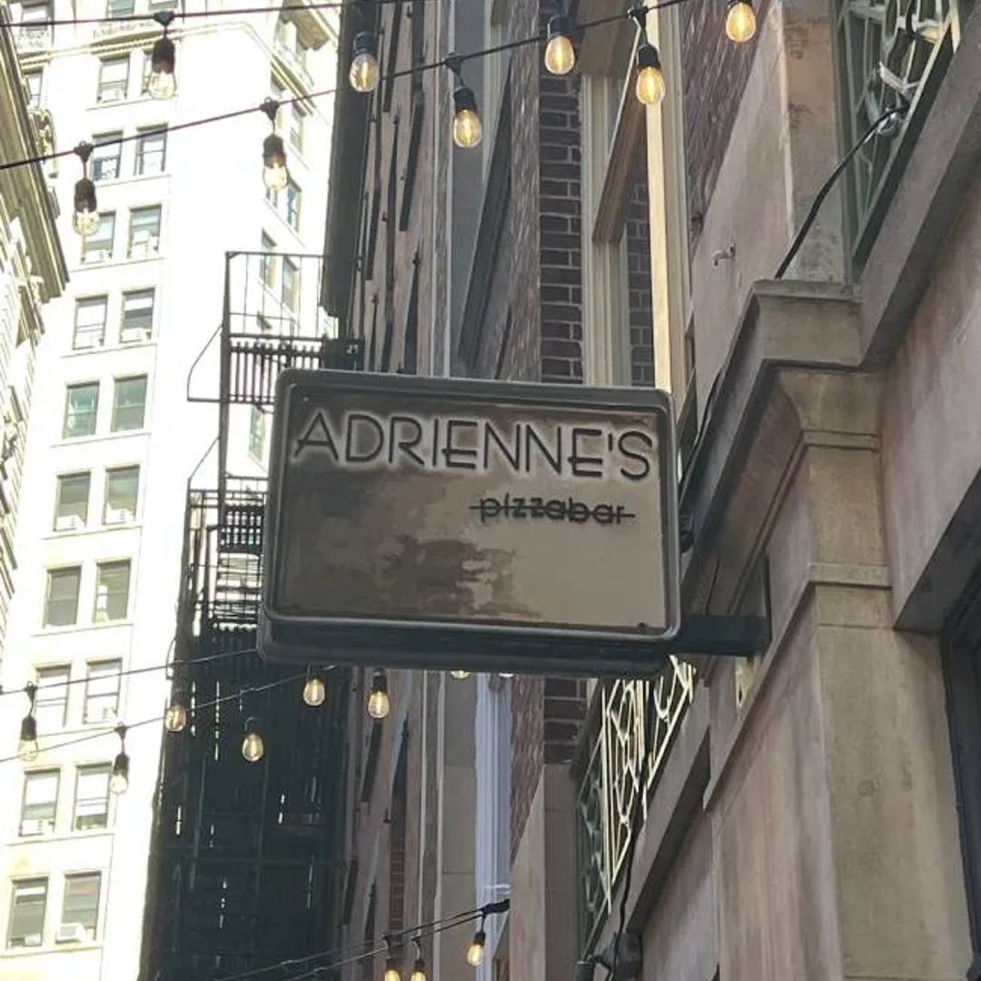 Dog-friendly Adrienne's Pizza Bar NYC