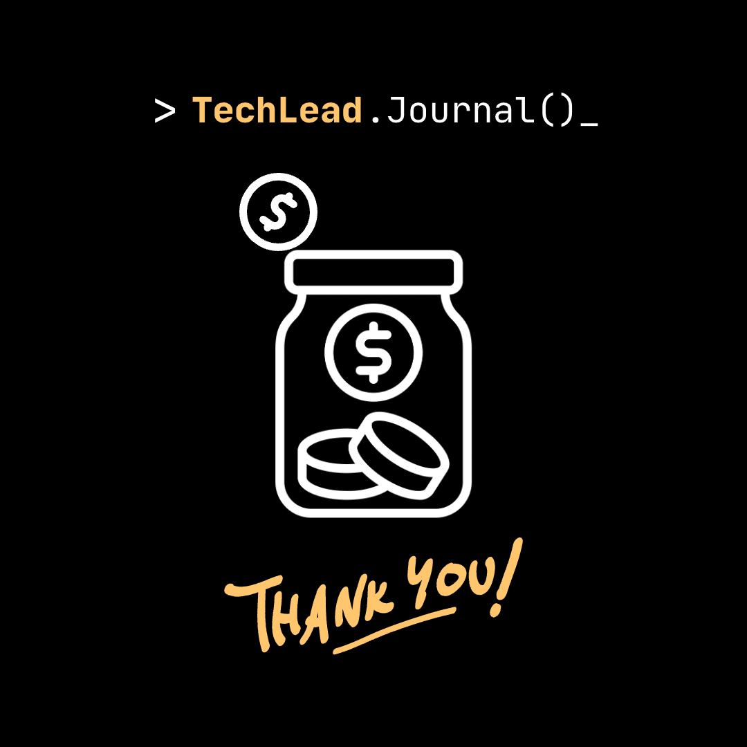 Tech Lead Journal Tip Jar