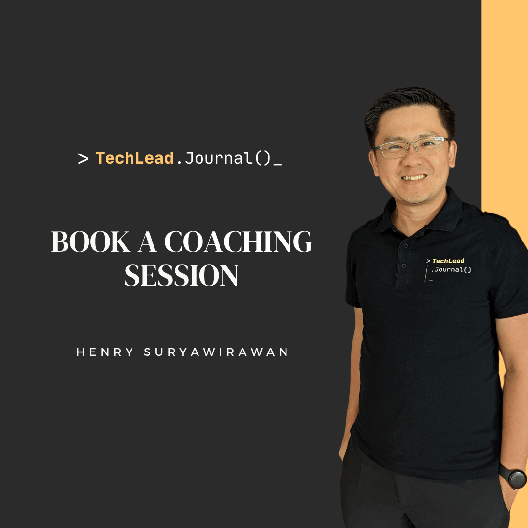 Tech Lead Journal Coaching (60 mins)