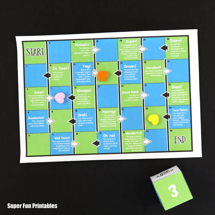 Printable Earth Day game for kids - The Craft Train