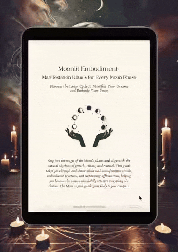Moonlit Embodiment: Manifestation Rituals for Every Moon Phase