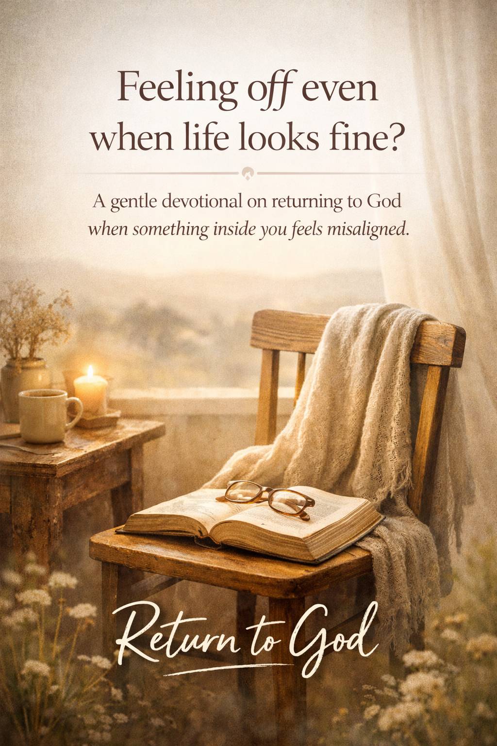 quiet space for reflecting, reading to return