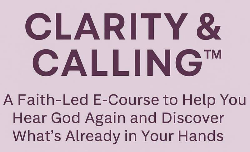 lavendar purple clarity and calling ecourse ad