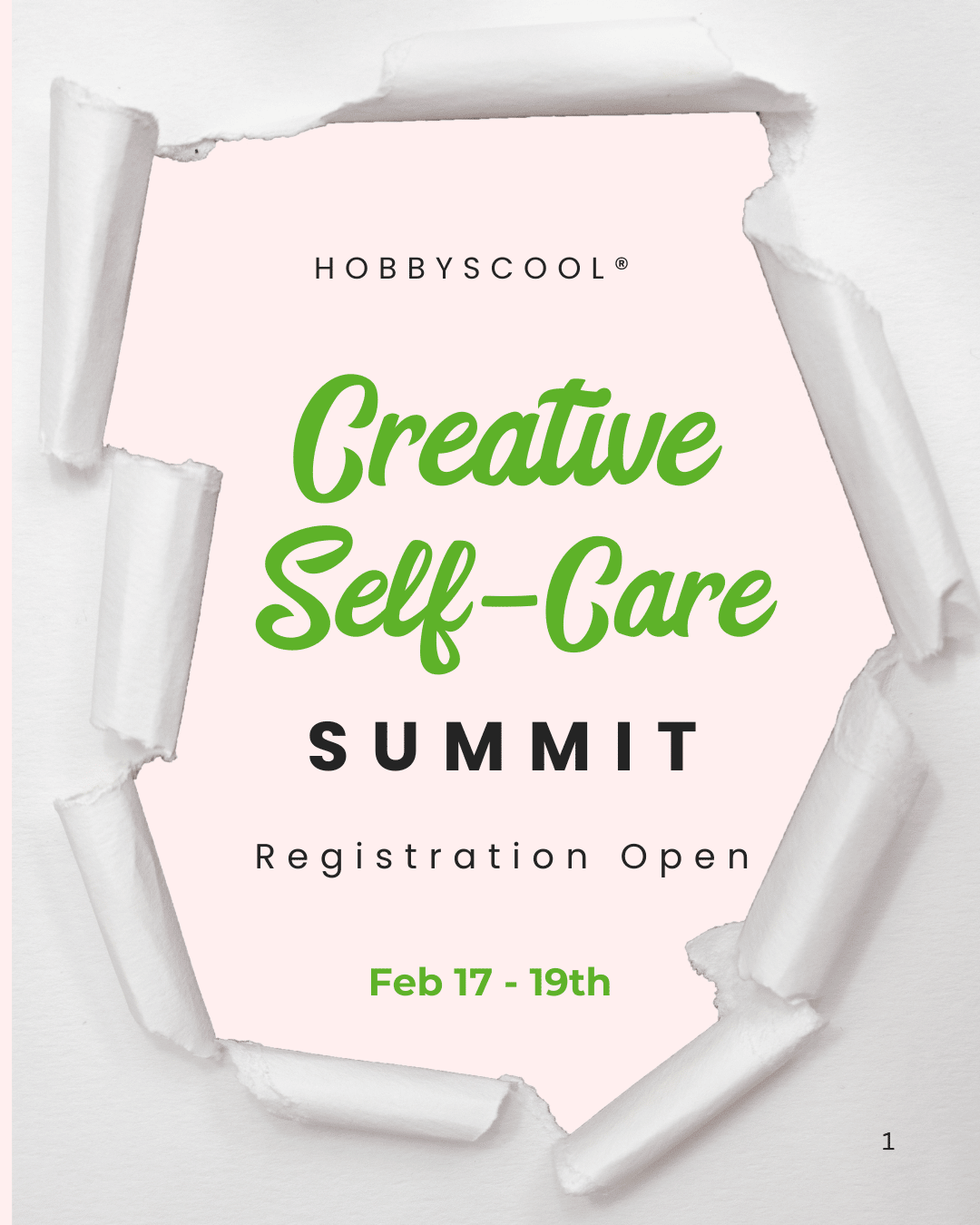 HobbySchool Creative Self-Care Summit 2026