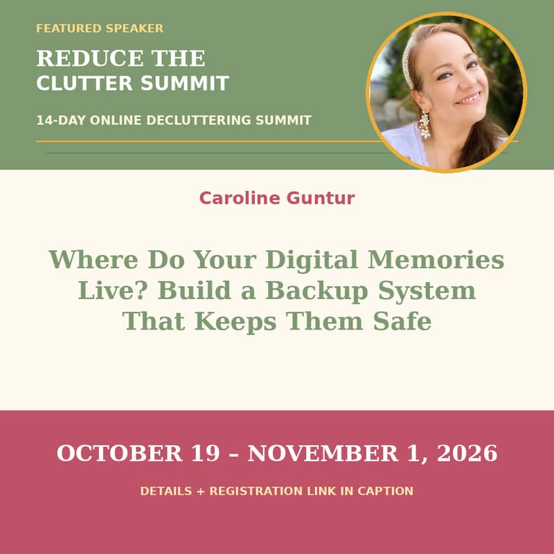 Reduce the Clutter Summit