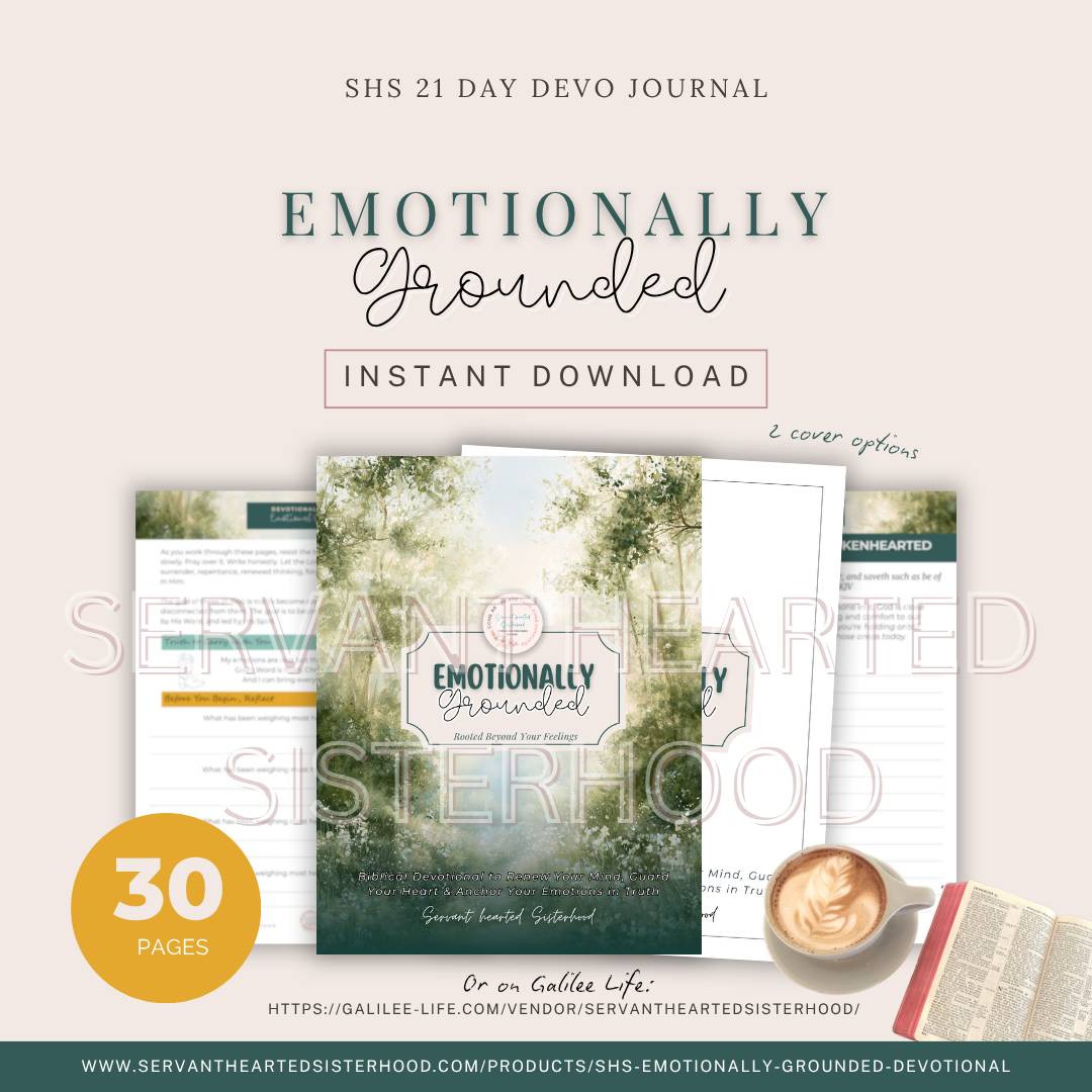 SHS Emotionally Grounded Devo Journal (instant download)