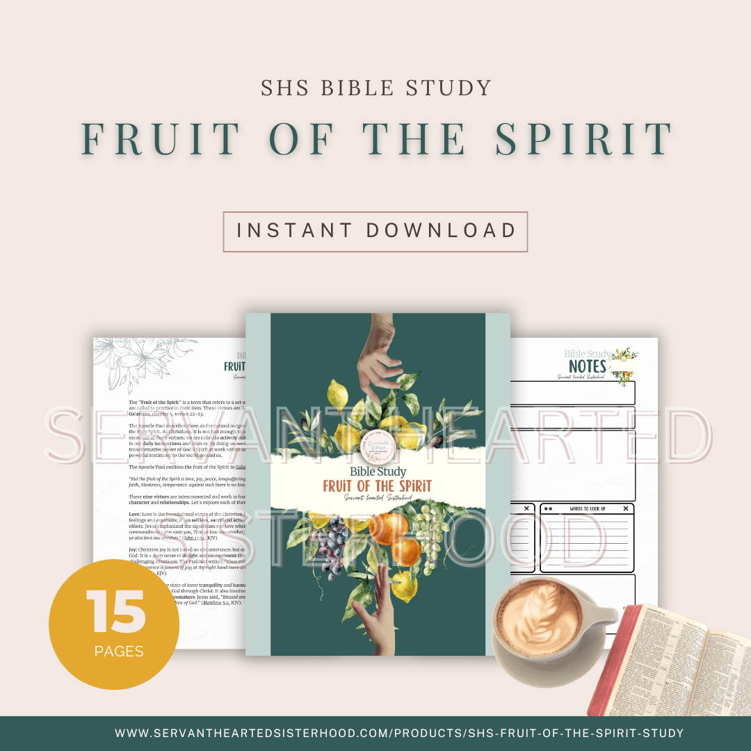 SHS Fruit of the Spirit - Bible Study (Instant Download)