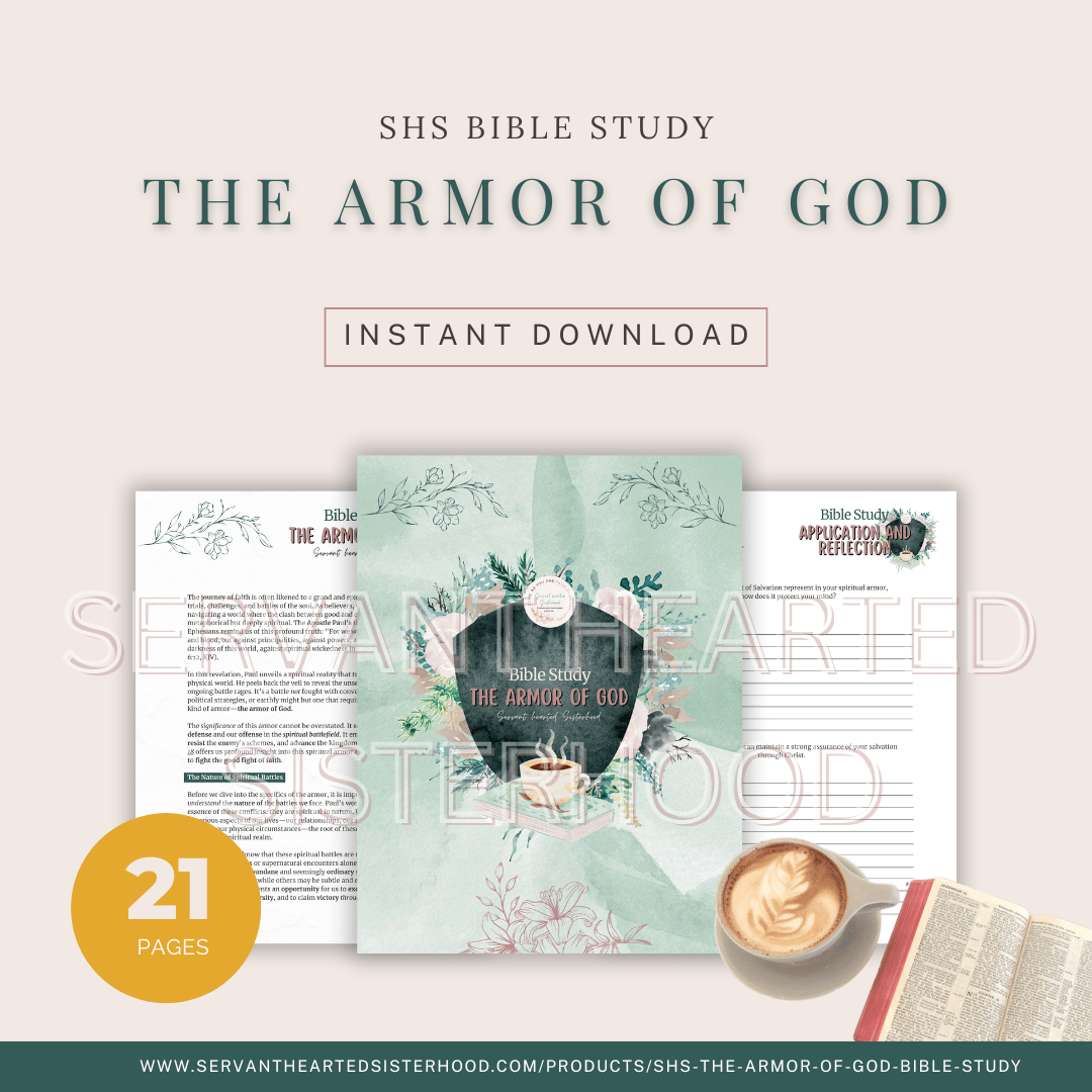 The Armor of God - SHS Bible Study (Instant Download)