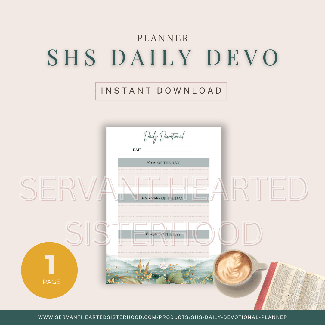 SHS Daily Devotional Planner (Instant Download)