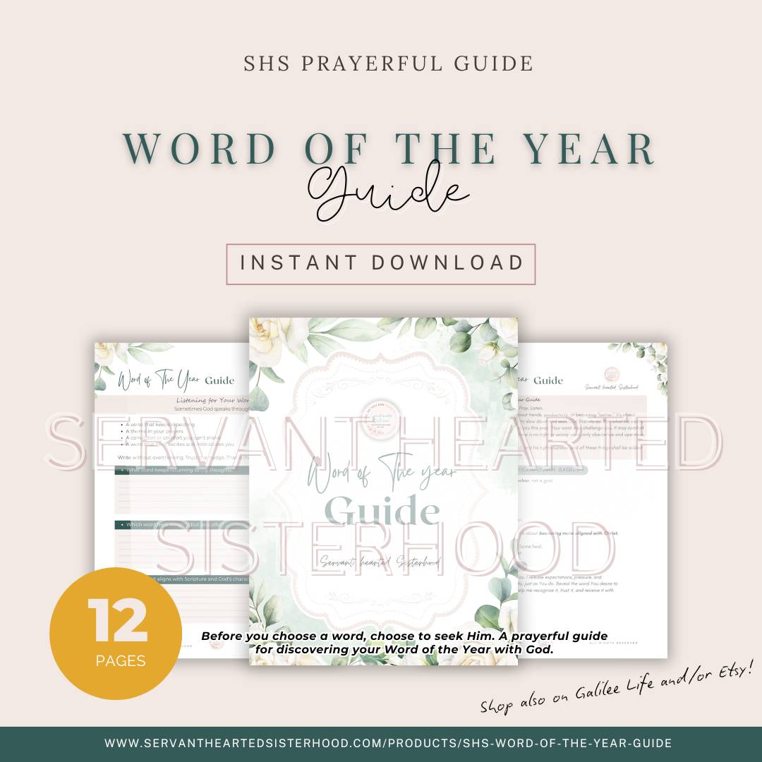 SHS Word of The Year Guide (instant download)