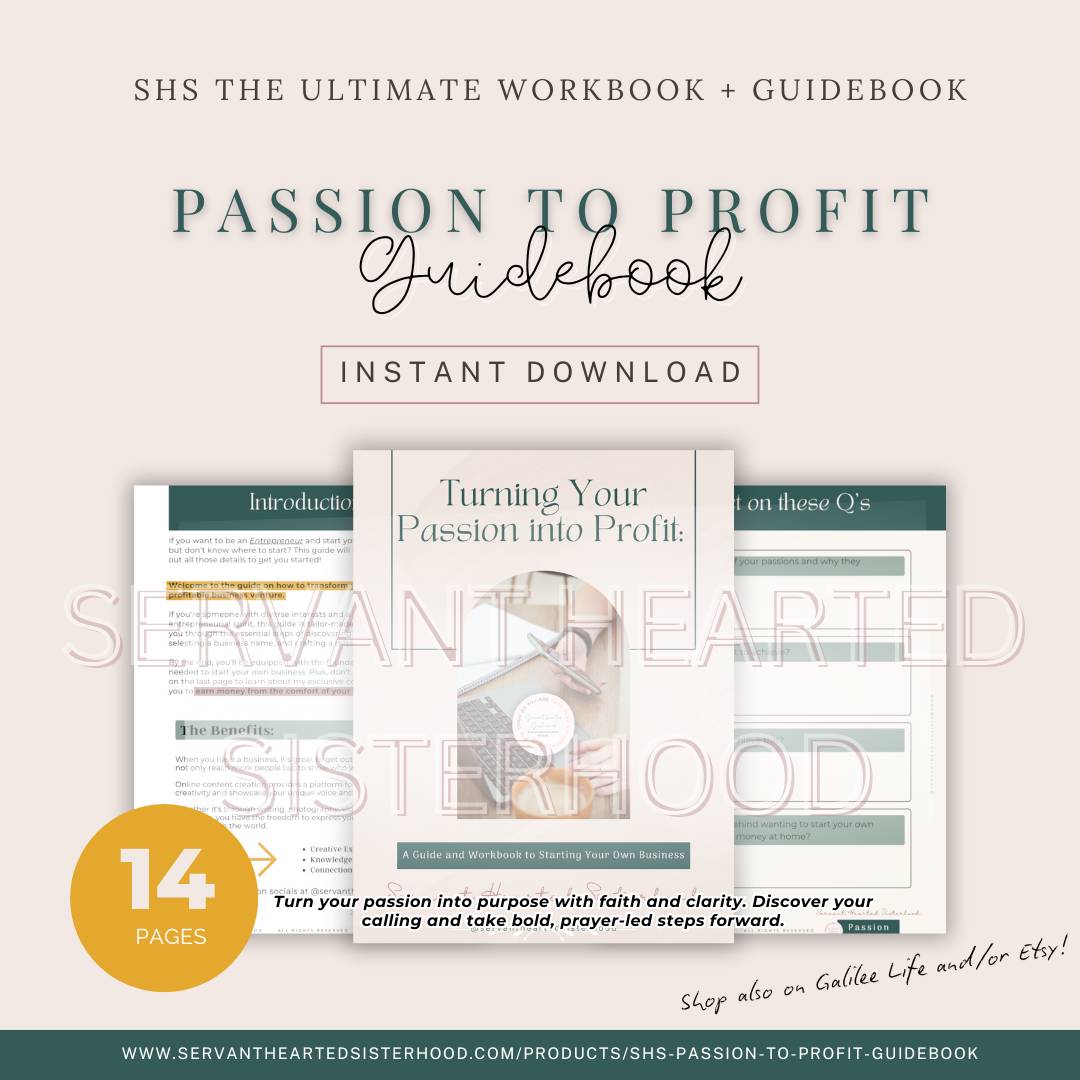 SHS Passion To Profit Guidebook