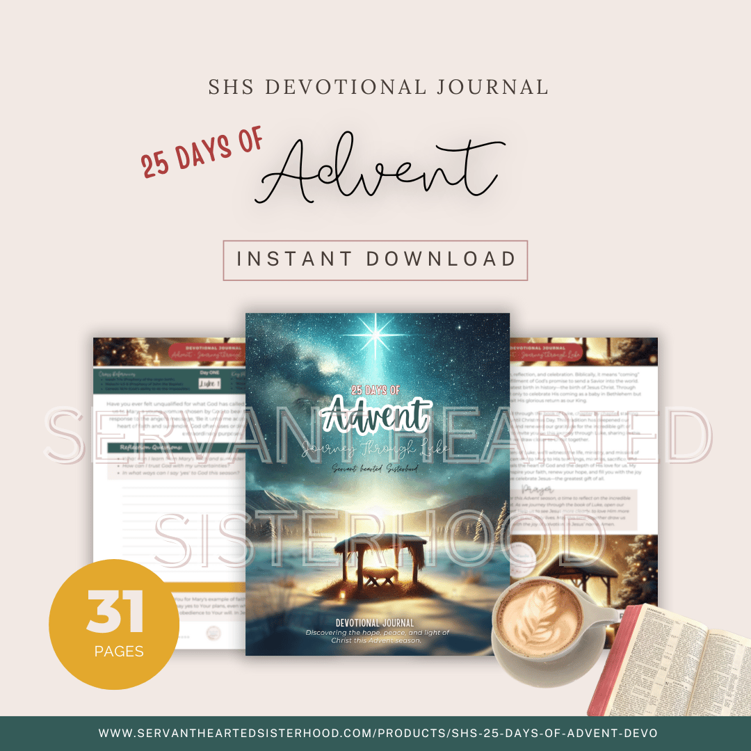 SHS 25 Days of Advent - Devotional Journal (Instant Download) 