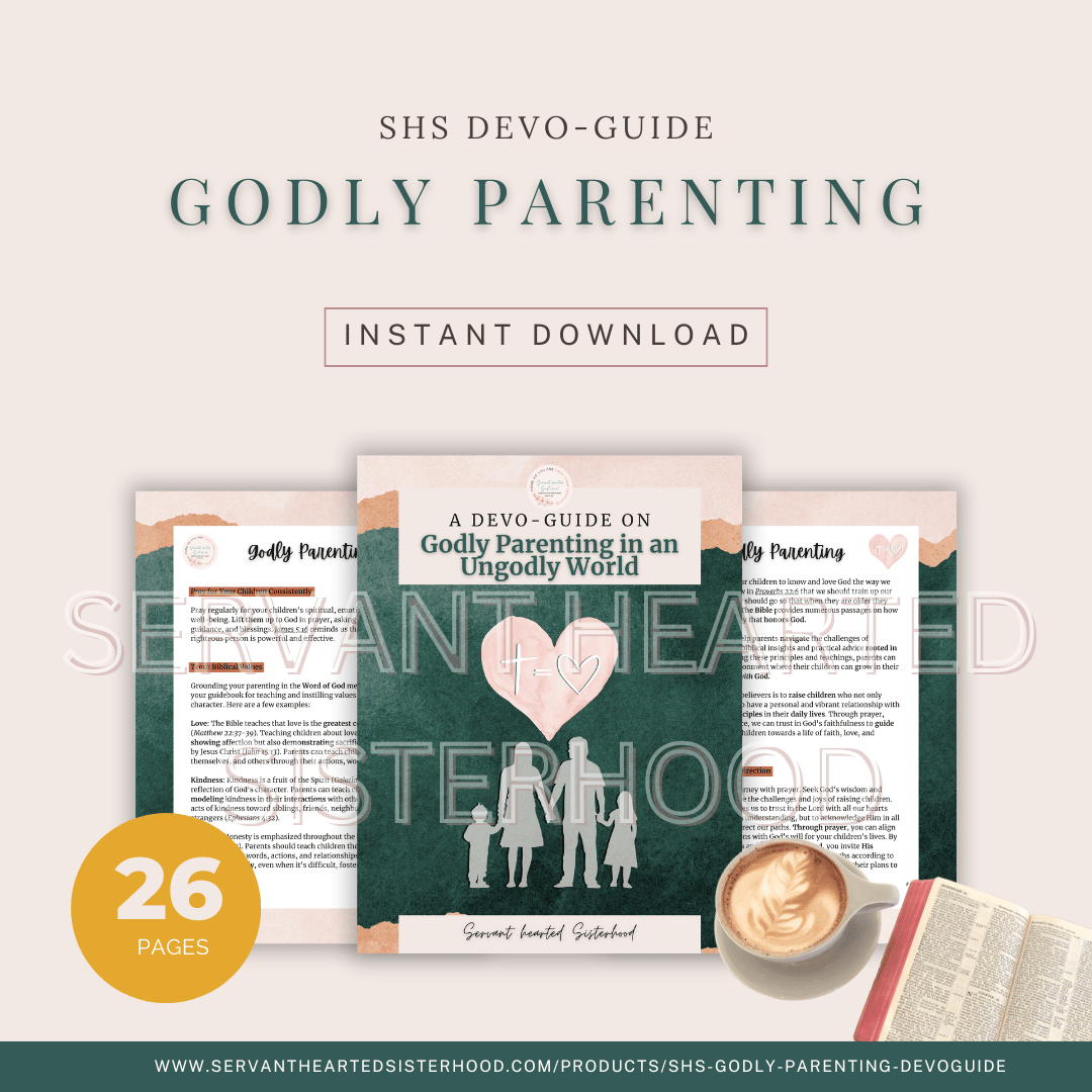 SHS Godly Parenting Devo-Guide (Instant Download)