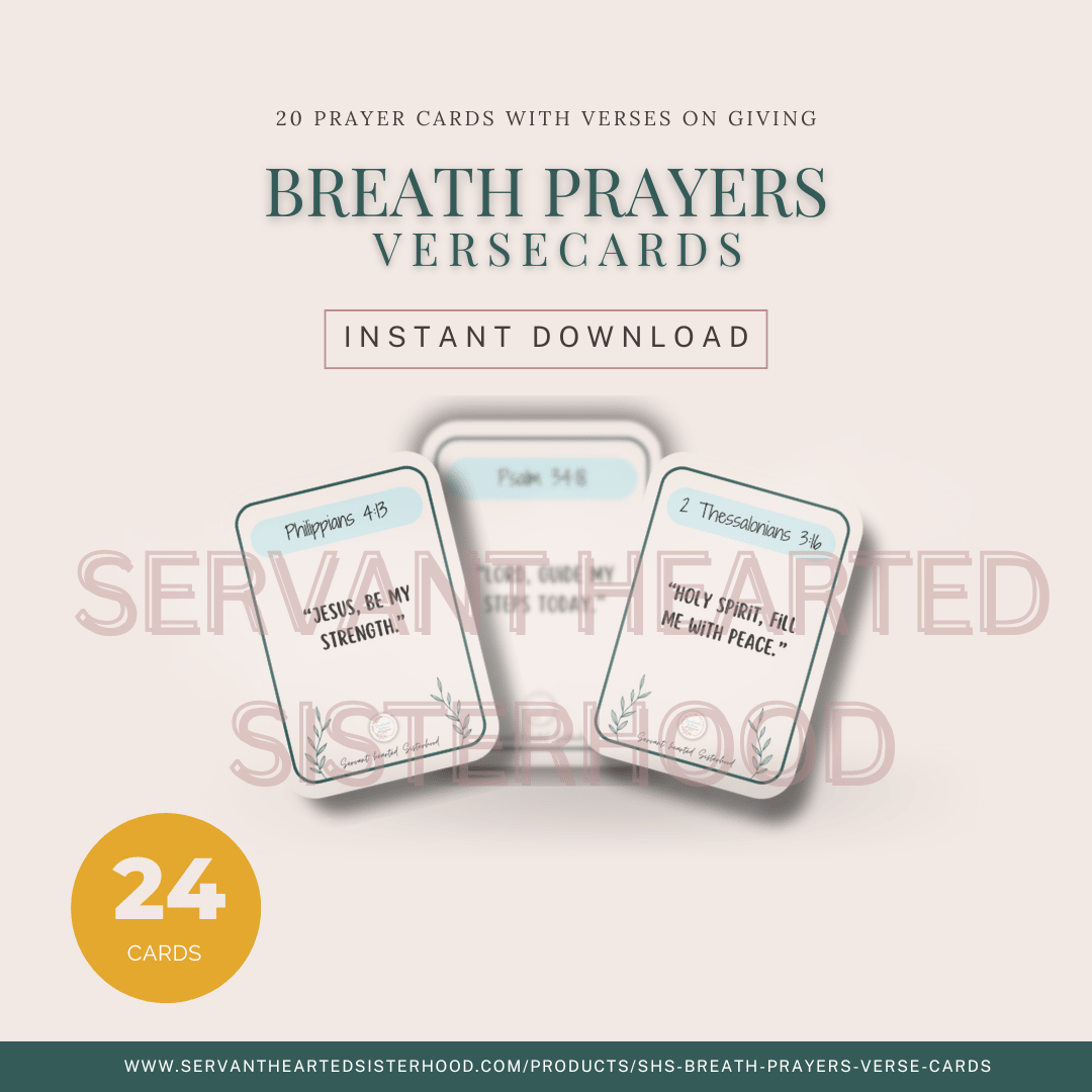 SHS Breath Prayers Verse Cards (Instant Download)