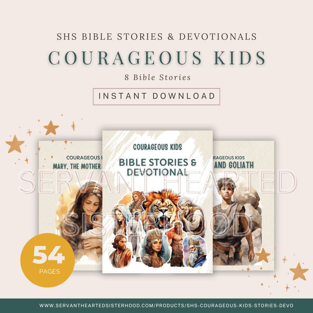 SHS Courageous Kids - Bible Stories & Devo (Instant Download)