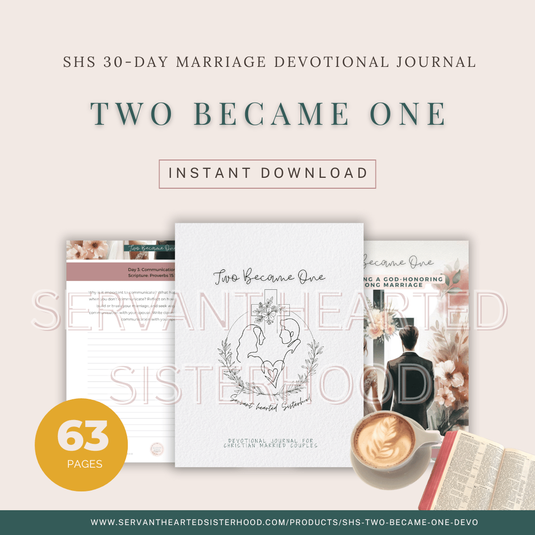 SHS Two Became One - 30 Day Devo Journal (Instant Download)