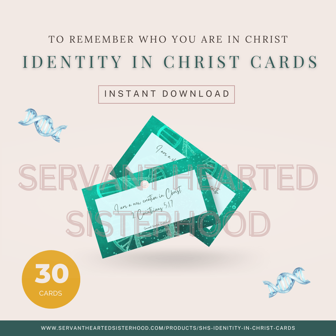 SHS Identity in Christ Affirmation Cards (Instant Download)