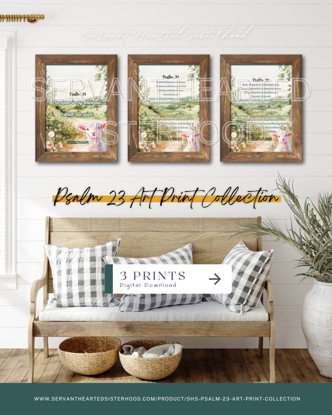 SHS Psalm 23 - Art Print Collection (Instant Download)