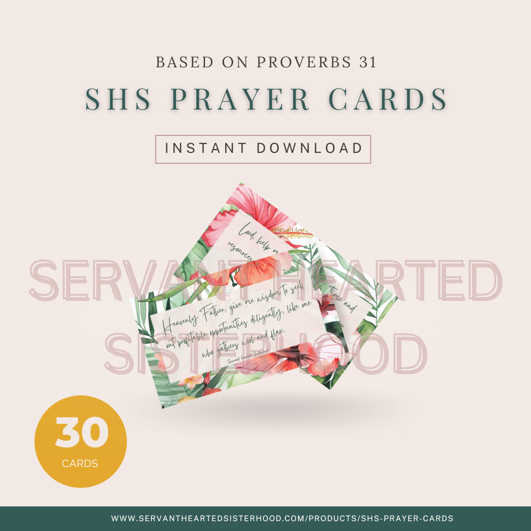 SHS Prayer Cards (Instant Download)