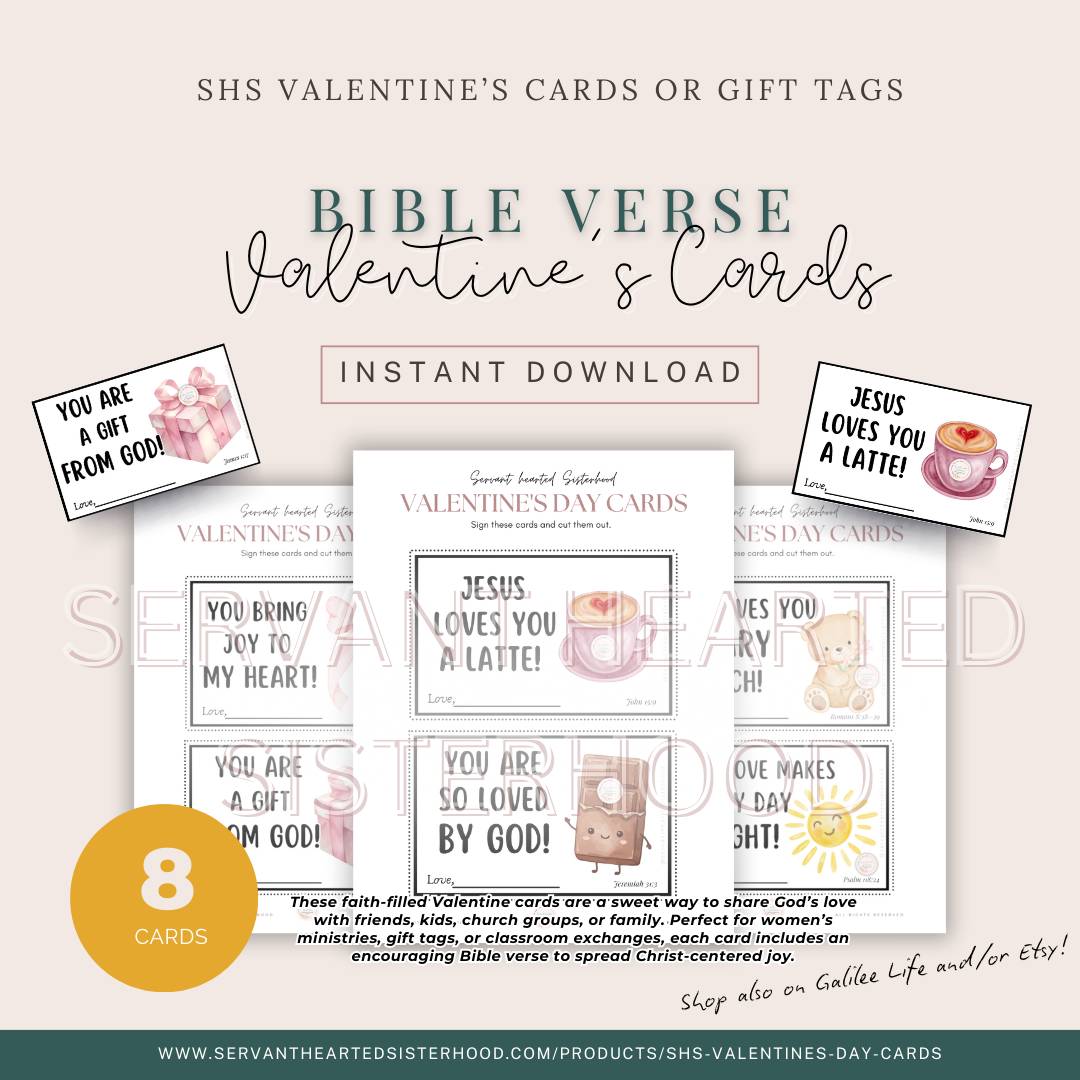 SHS Valentine's Day Verse Cards (Instant Download)