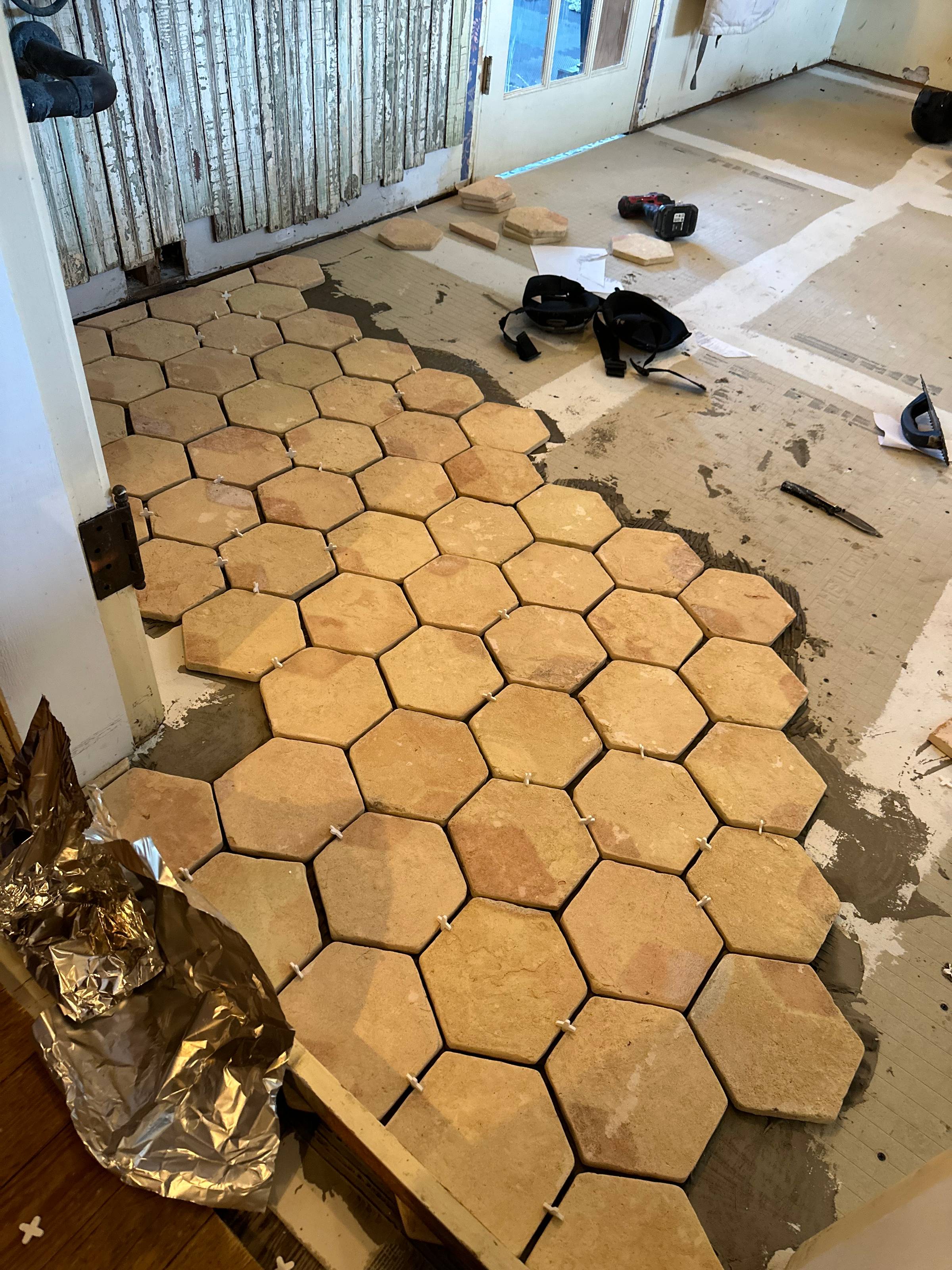 We're Finally Laying Tile! Will it Hold Up? - Parisienne Farmgirl