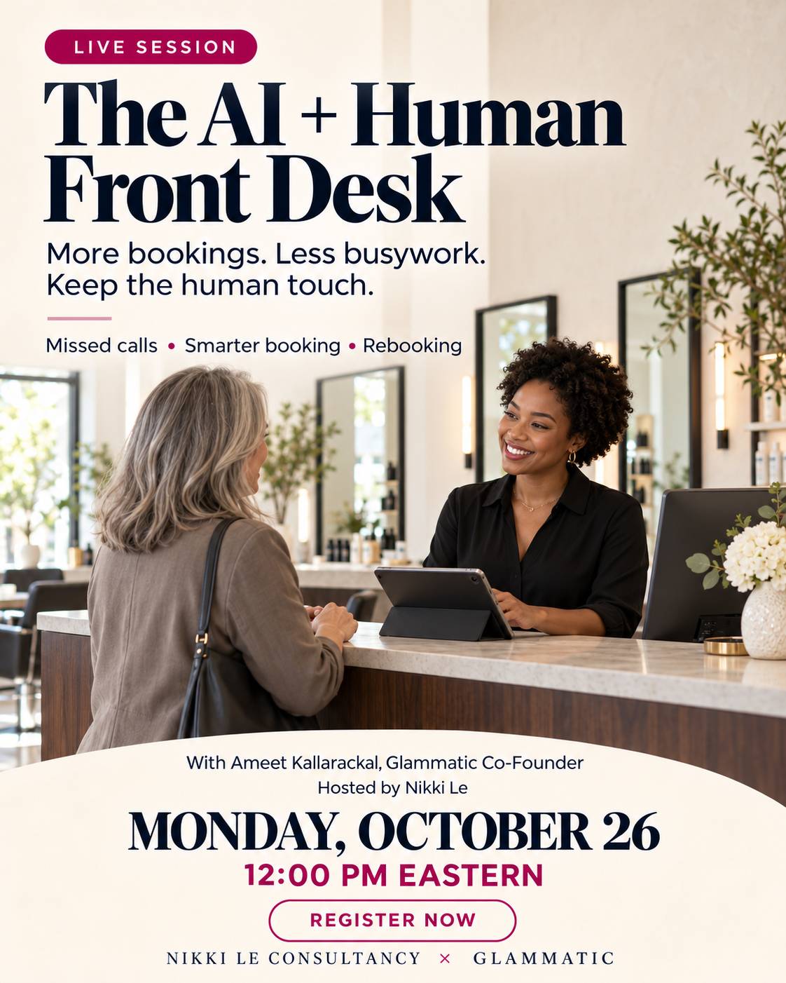 Live Session on AI + Human Front Desk 