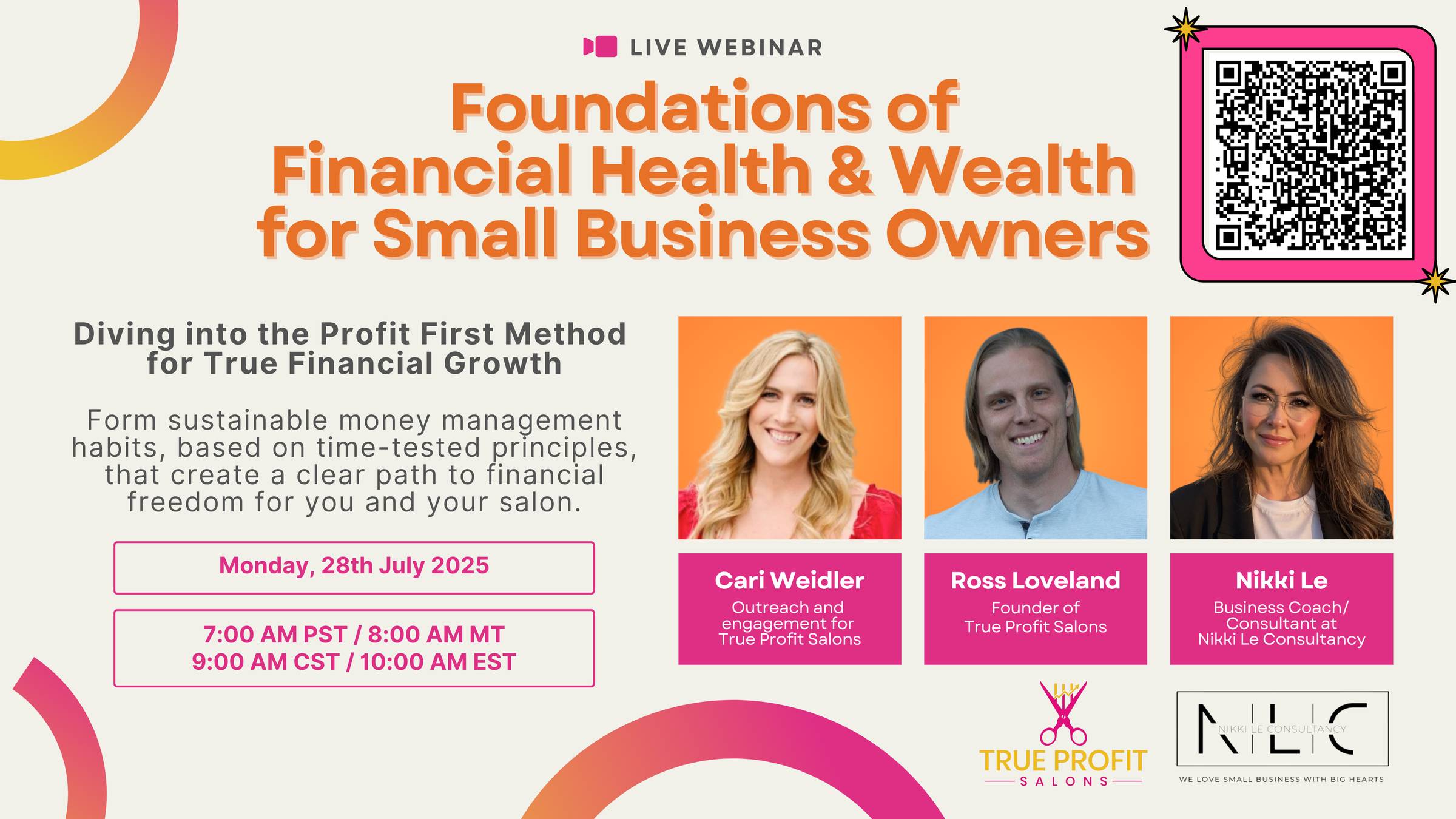 Webinar for Financial Strategies and Growth for Salon Owners