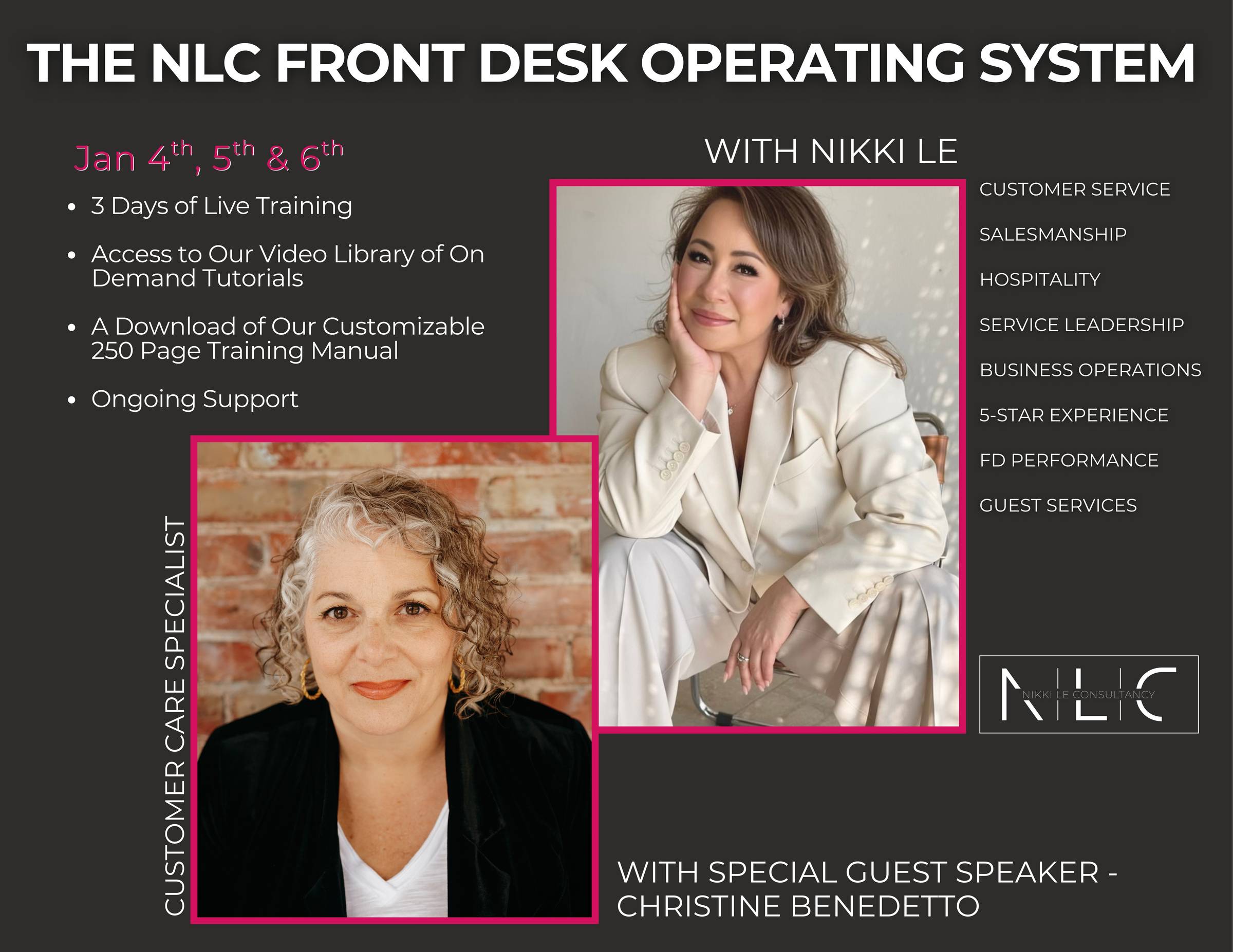 Front Desk Operating System for Salons/Spas and Service Based Businesses