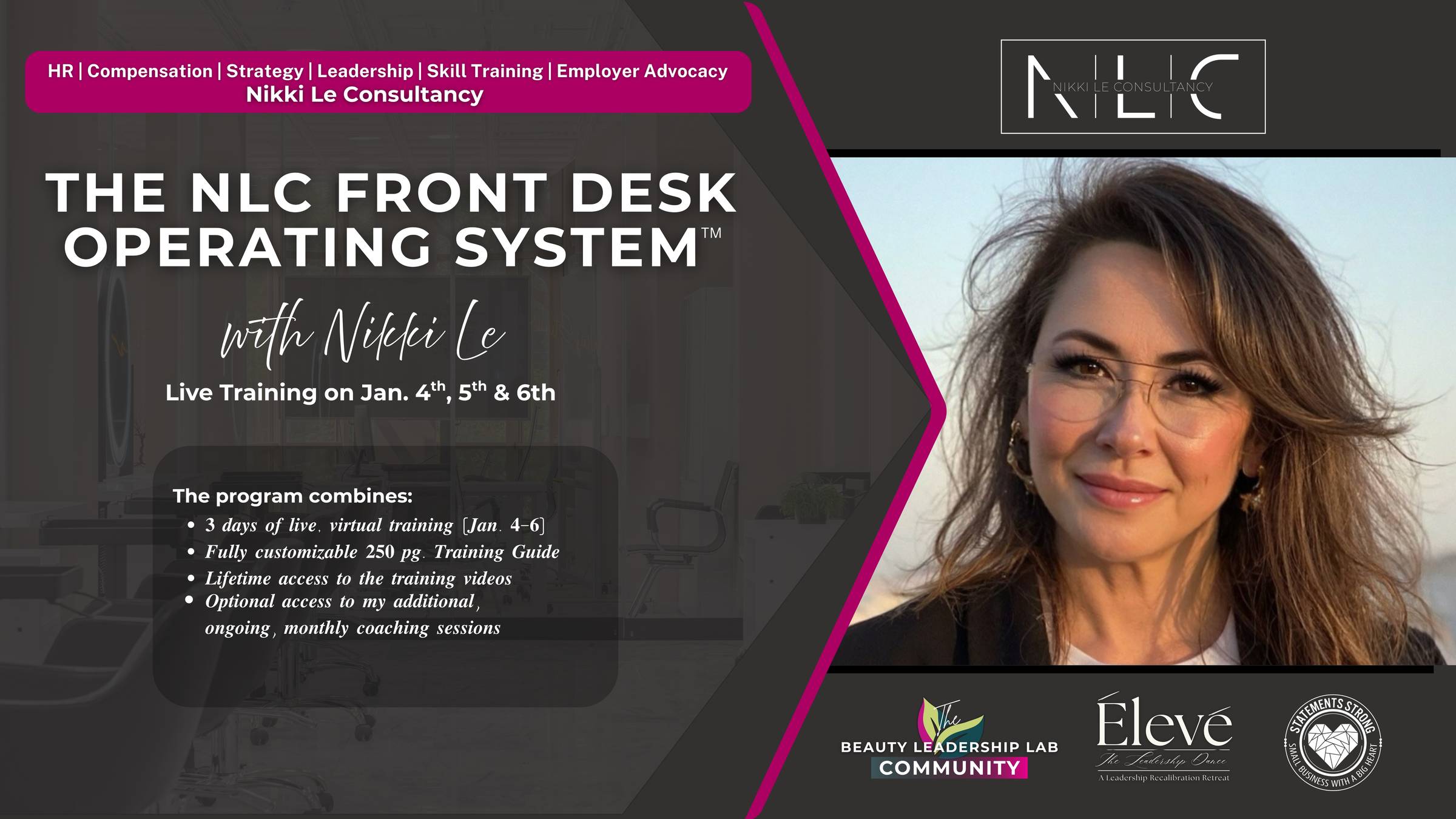 Salon/Spa Front Desk Training program with Nikki Le