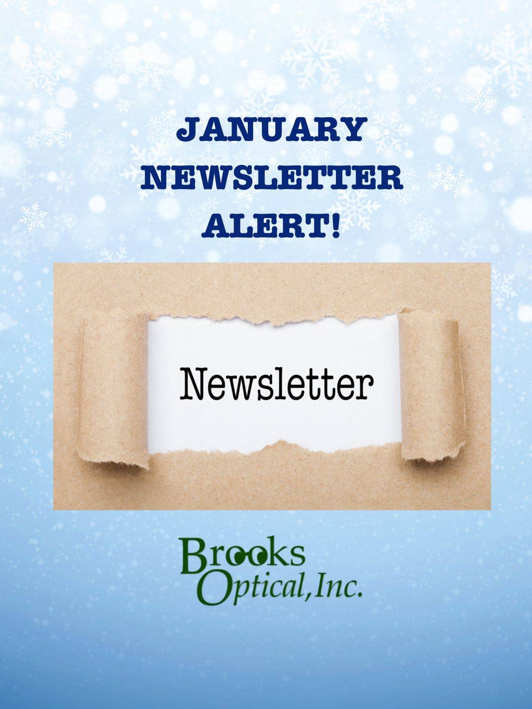 January Newsletter Alert!