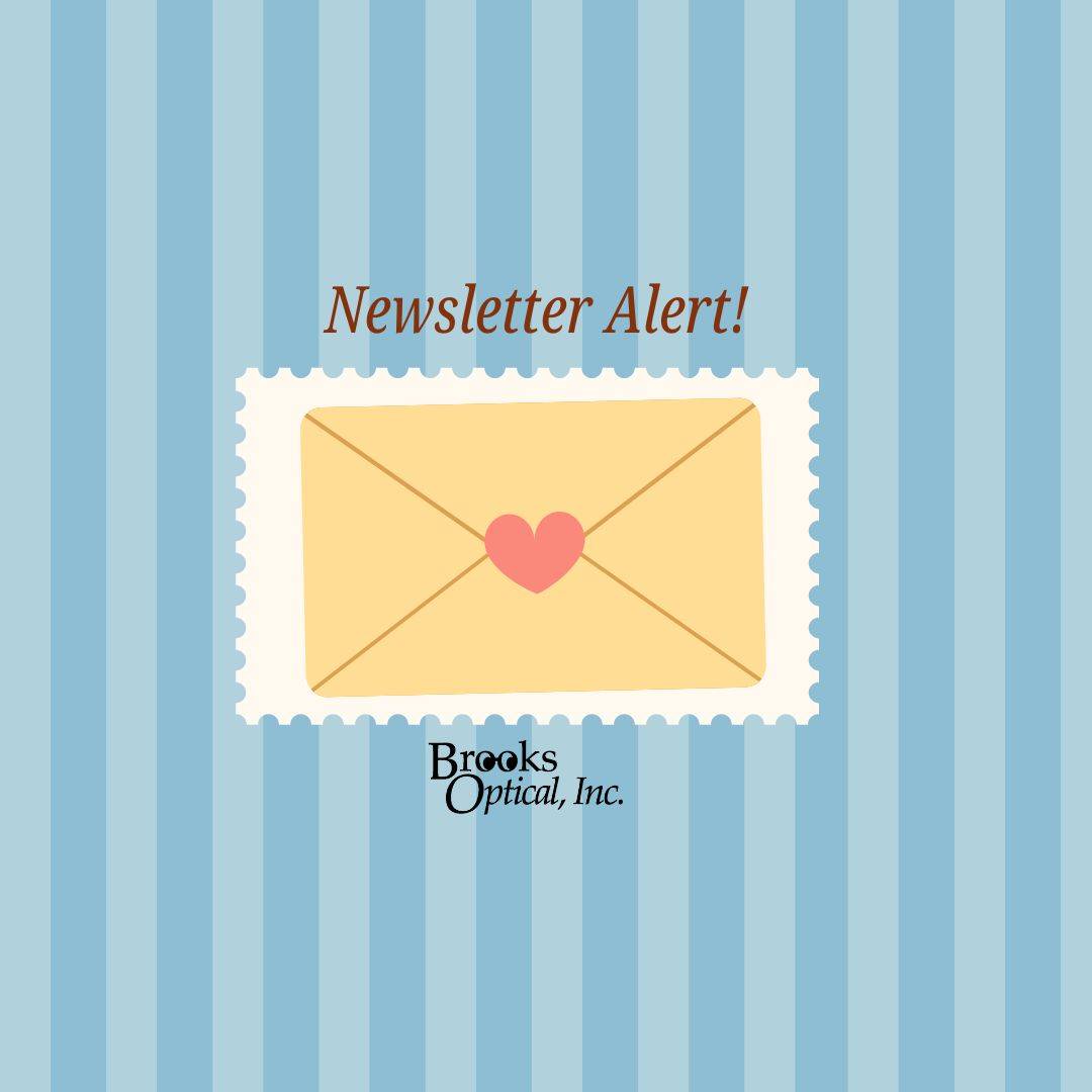 An envelope with a heart on it and the phrase "Newsletter Alert"