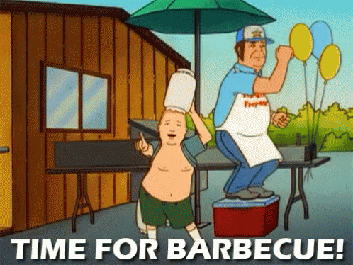 gif of Bobby from King of the Hill dancing at BBQ