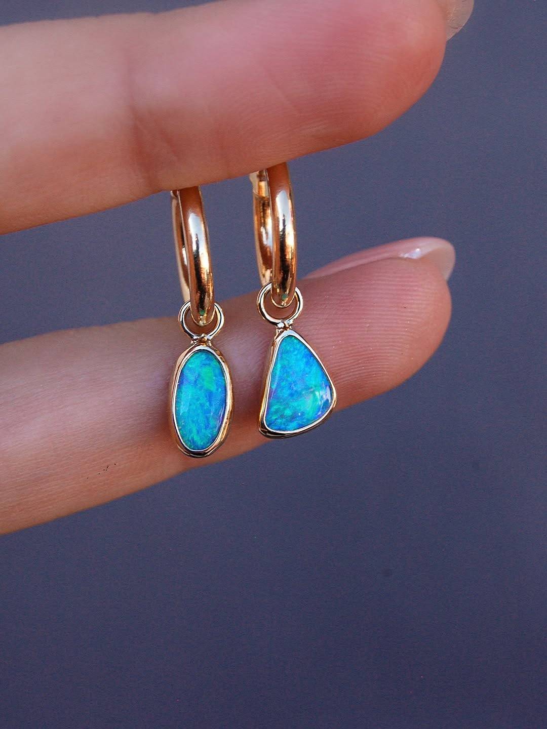 Elena working in her jewelry studio