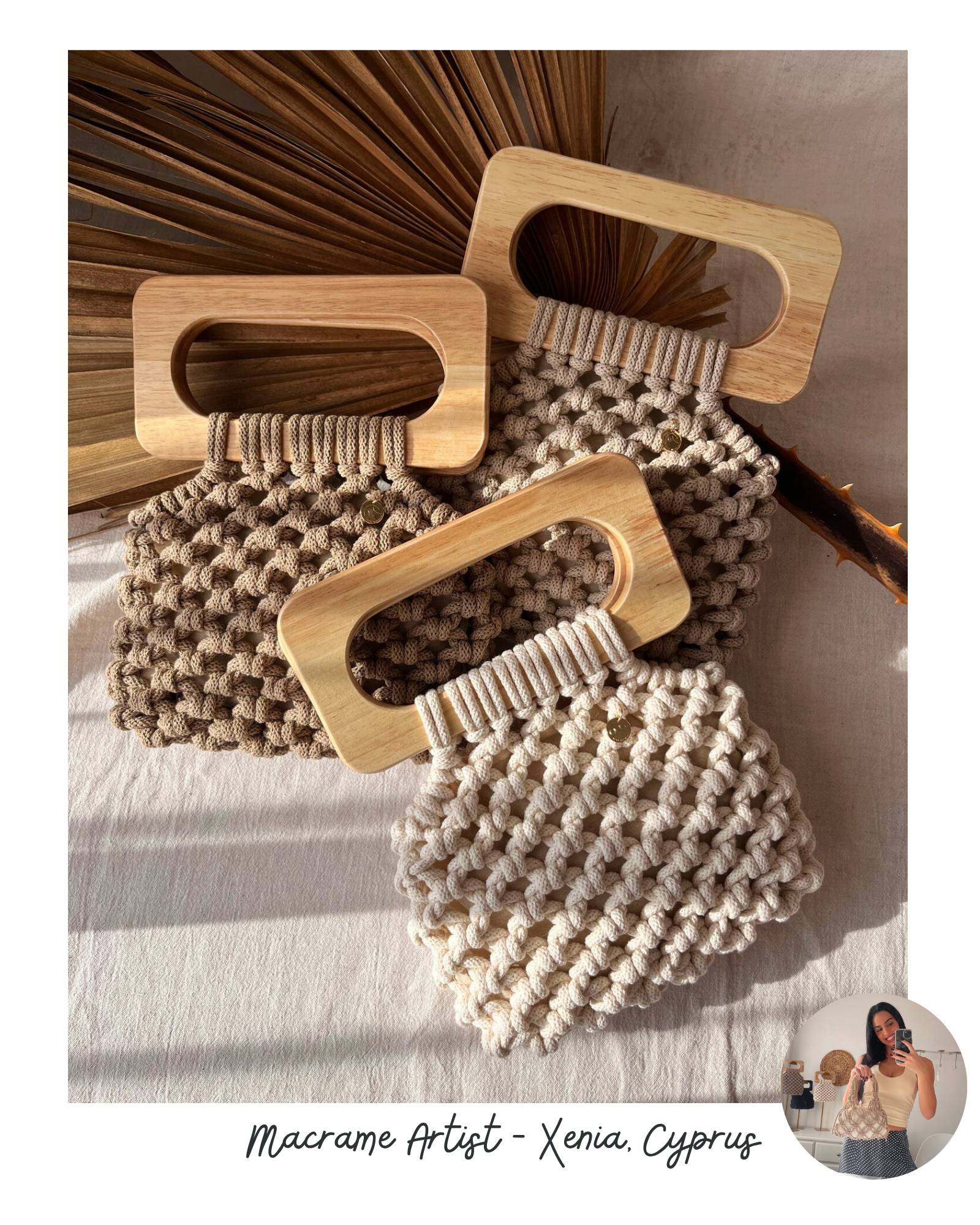 Xenia's macrame from Miss Macrebel