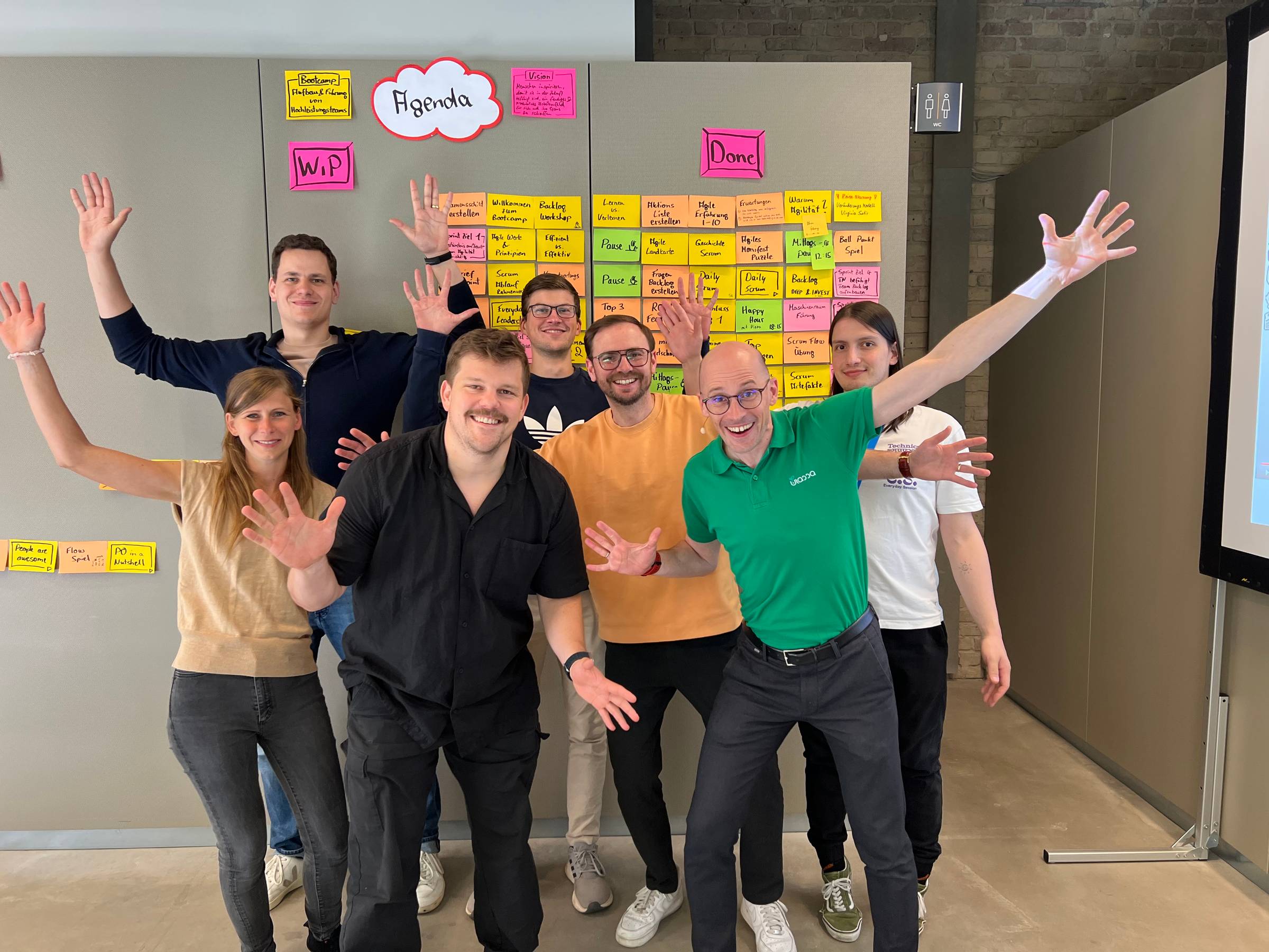 Team accepting reality and winning