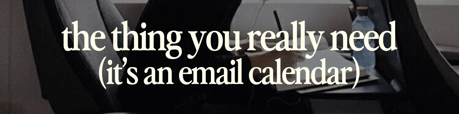 the thing you really need