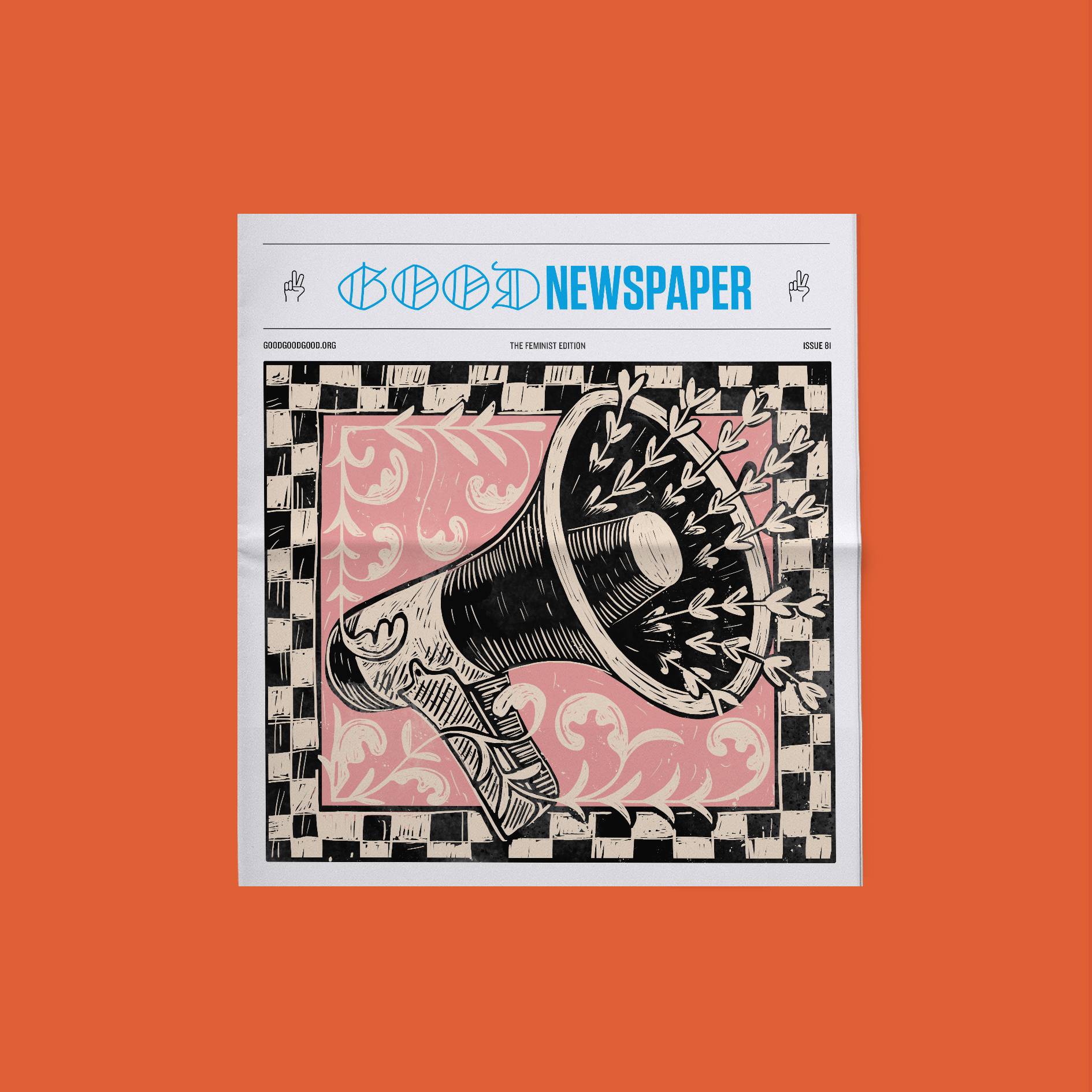 Cover of The Feminist Edition of The Goodnewspaper