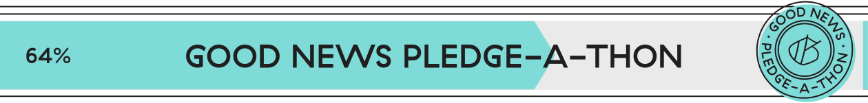 64% Pledge-a-thon progress
