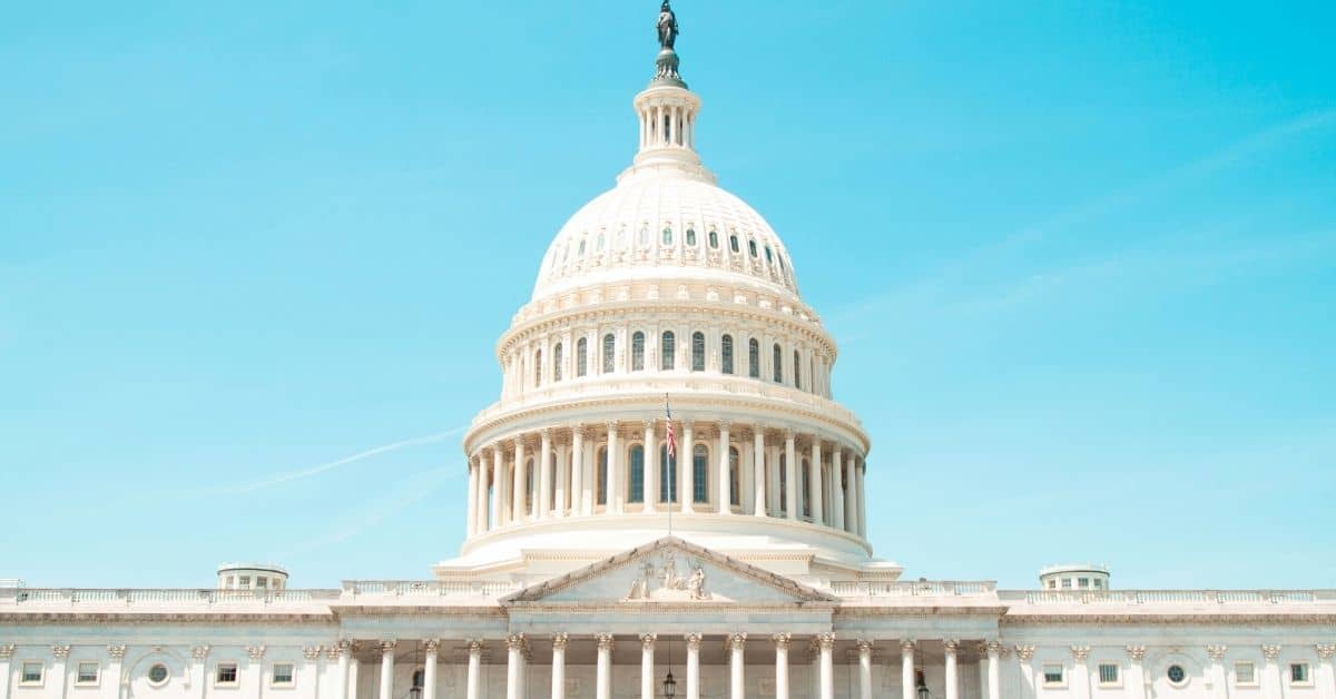 Exterior of U.S. Capitol building