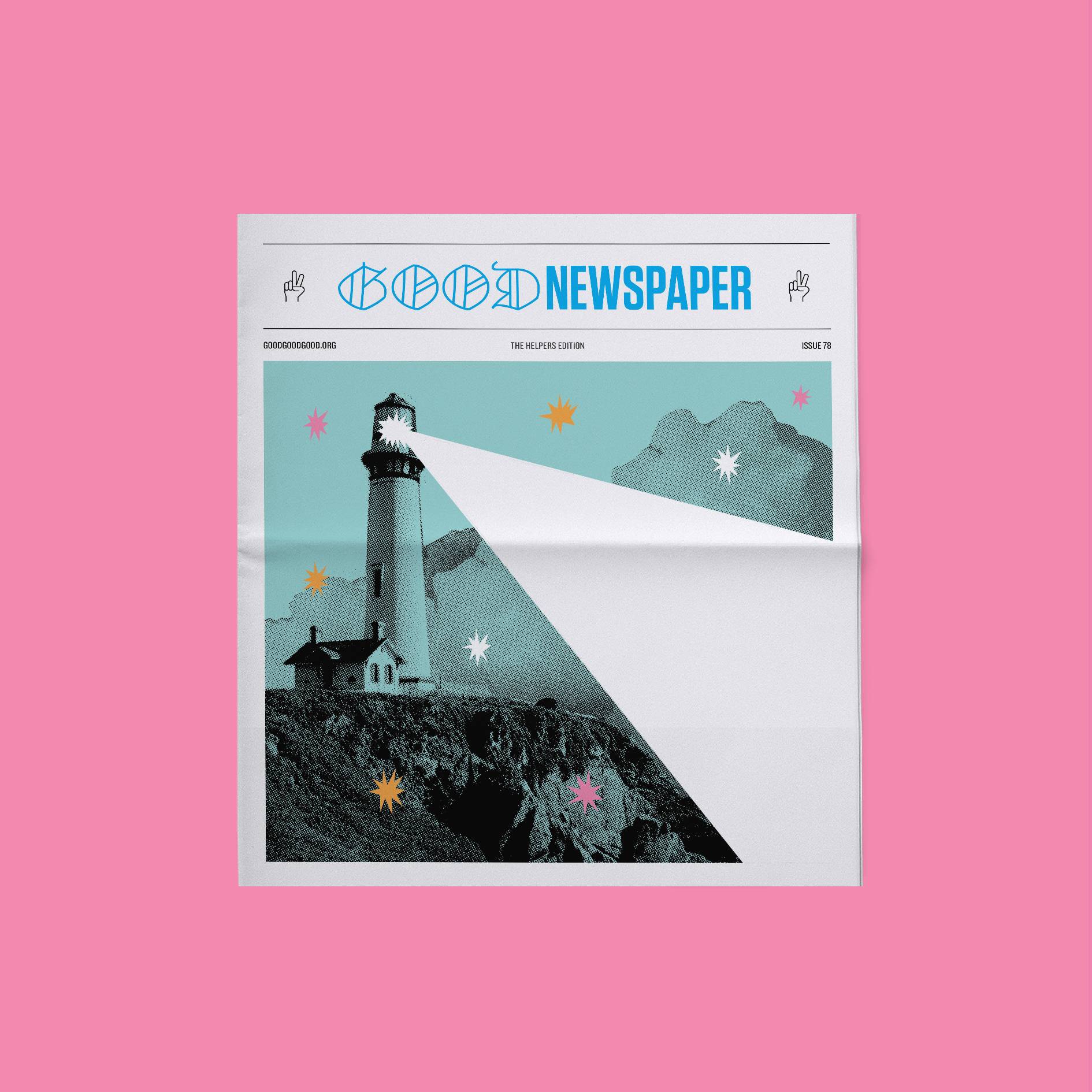 Cover of The Helpers Edition of The Goodnewspaper