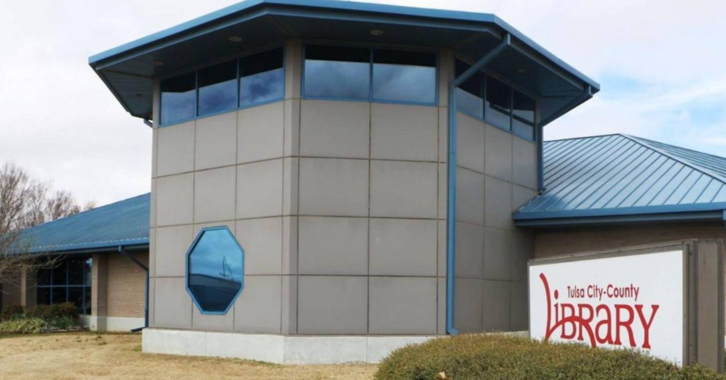 Exterior of the Tulsa City-County Library