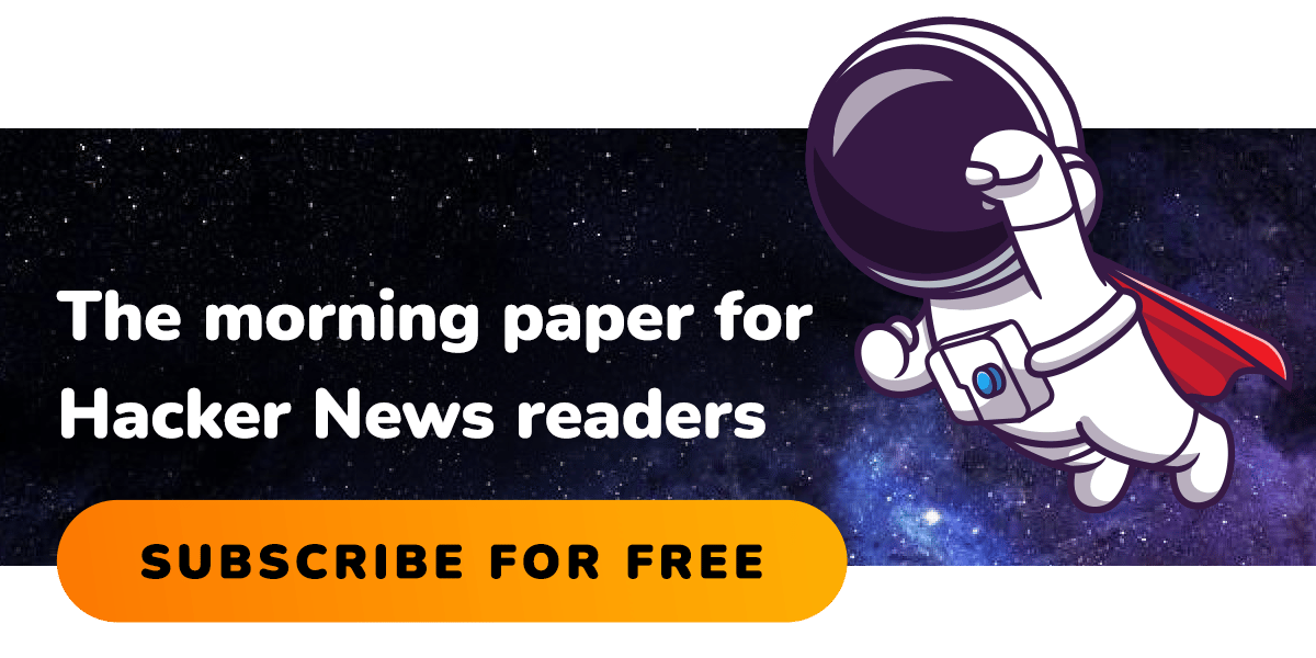 The morning paper for Hacker News readers, subscribe for free