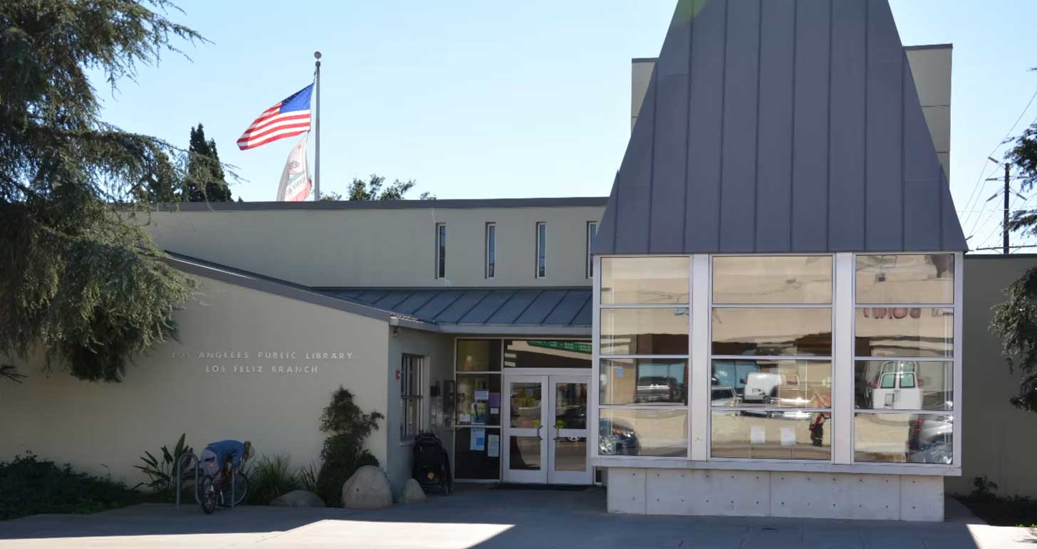 Exterior of a public library building