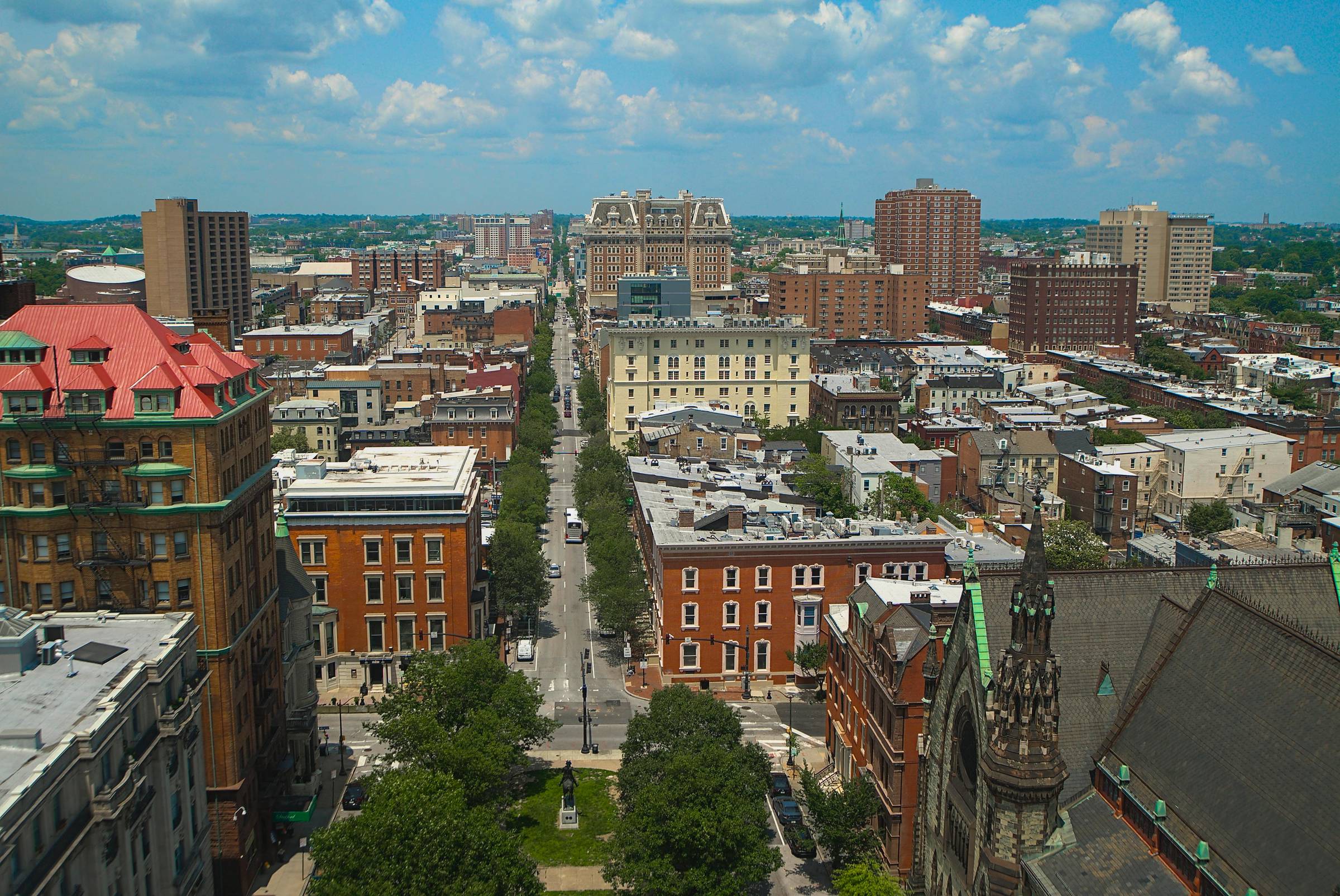 Aerial view of Baltimore