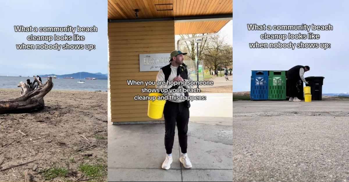 Screenshots from TikTok video