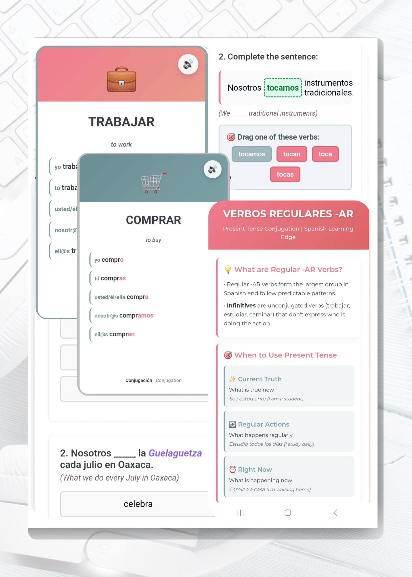 Spanish Bundle: Mastering Regular -AR Verbs in Context