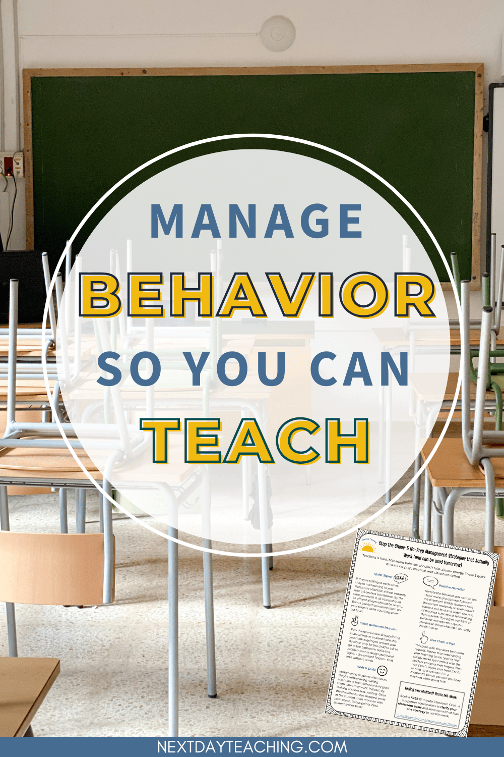Easy No-Prep Classroom Strategies for Teachers | Free Guide