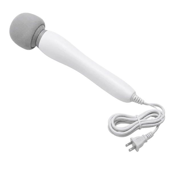 A corded neck massager wand
