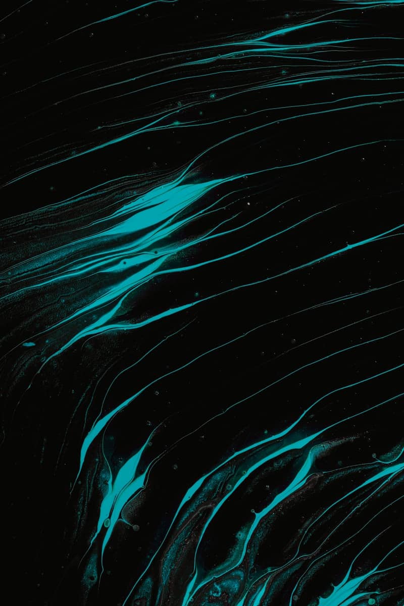 blue and white abstract painting